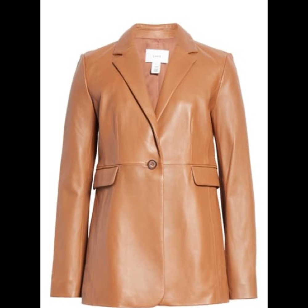 Lewit leather blazer